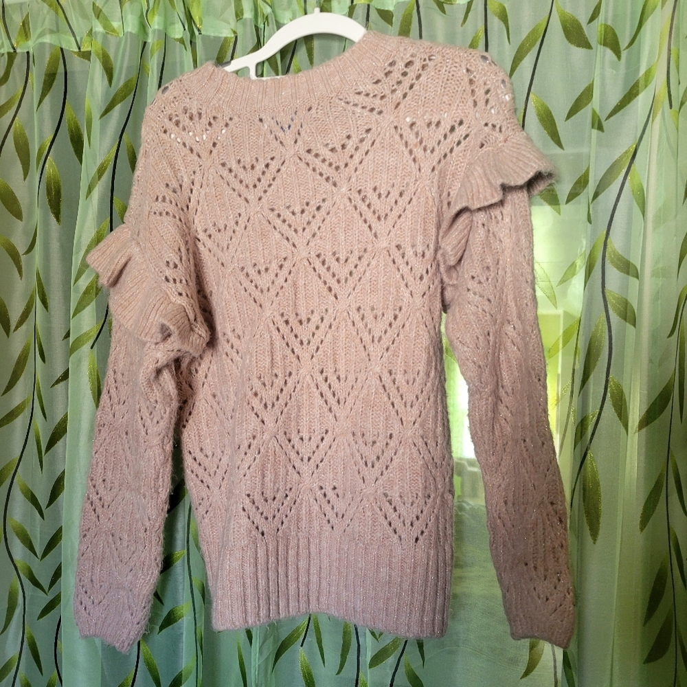 (LAST CALL) Ruffled Sweater - Picture 3 of 3